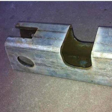 Square pipe plasma cutting.3